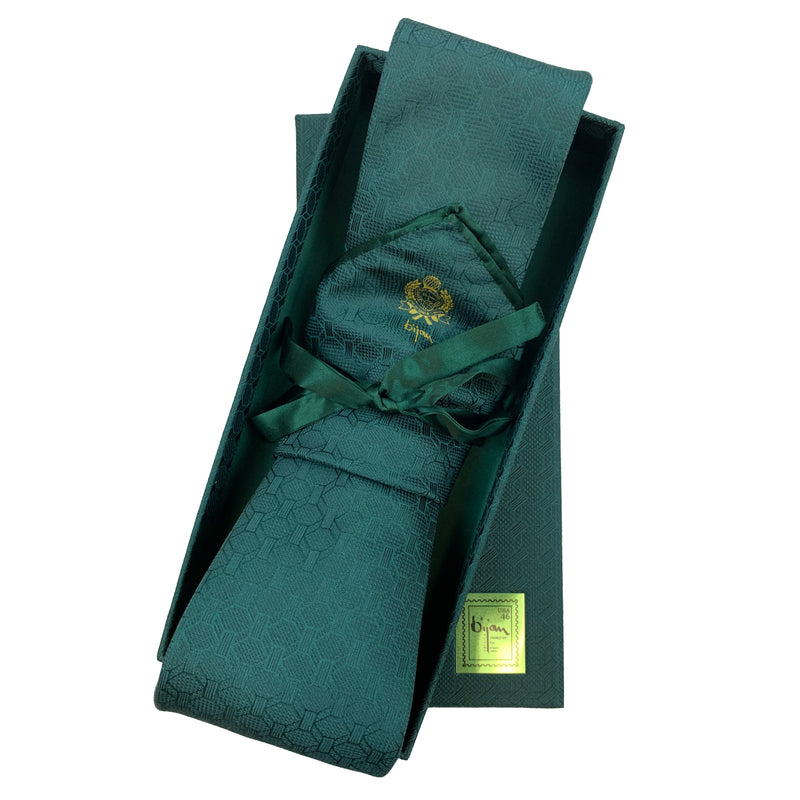 Bijan Pure Silk Tie Set