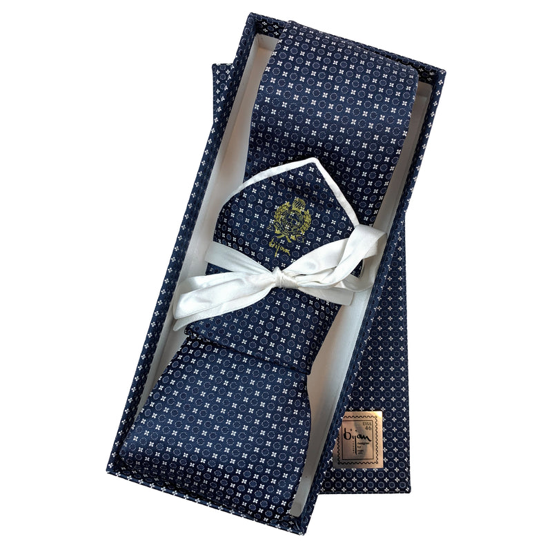 Bijan Pure Silk Tie Set