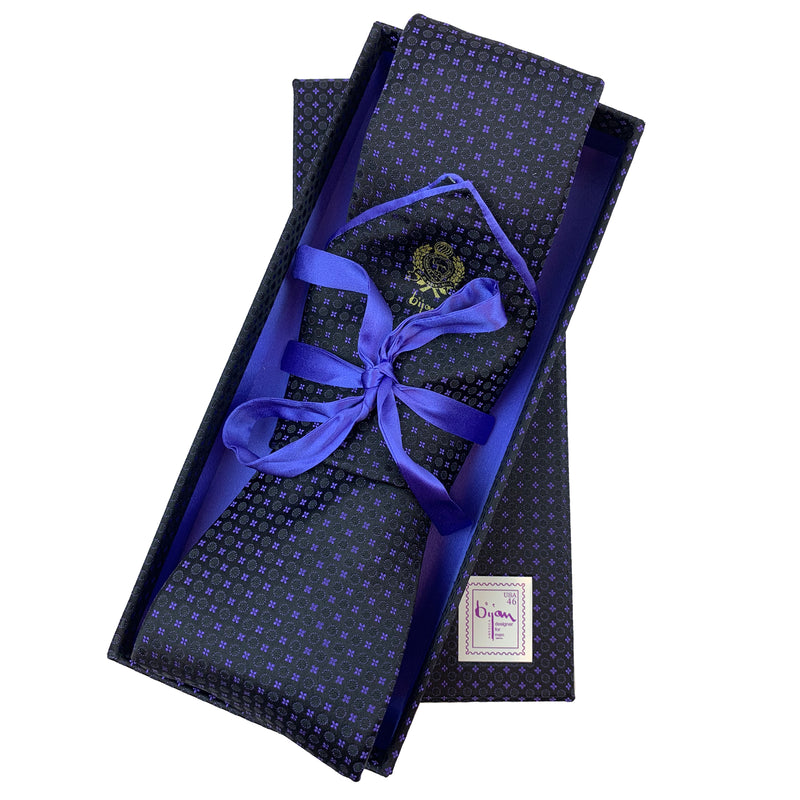 Bijan Pure Silk Tie Set