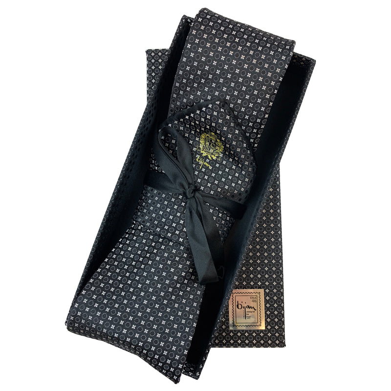 Bijan Pure Silk Tie Set