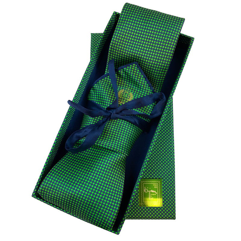 Bijan Pure Silk Tie Set