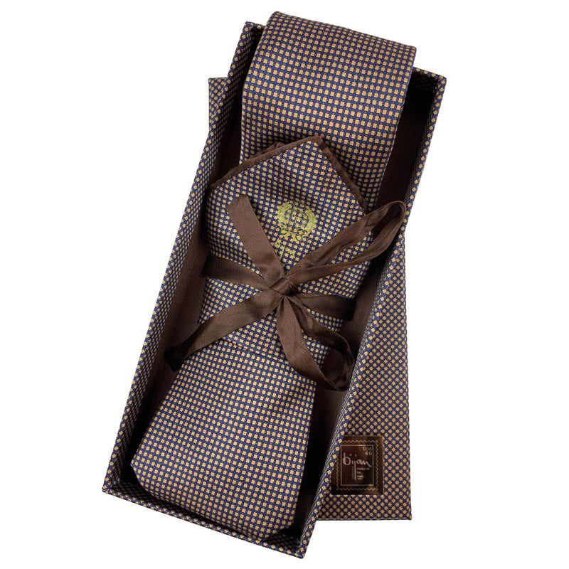 Bijan Pure Silk Tie Set