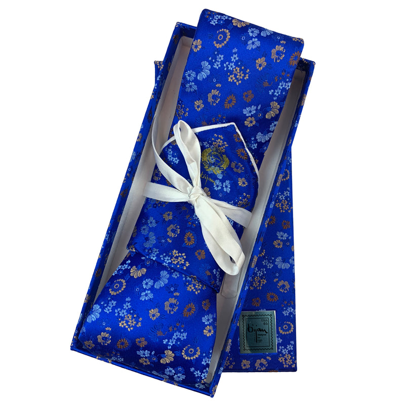 Bijan Pure Silk Tie Set