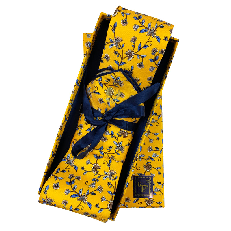 Bijan Pure Silk Tie Set