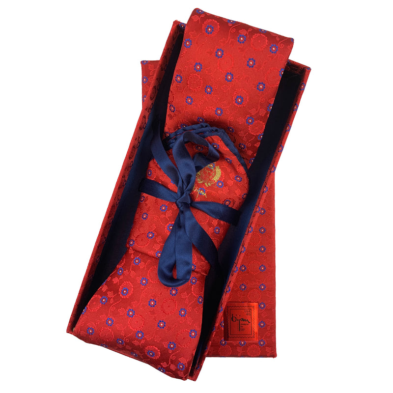 Bijan Pure Silk Tie Set