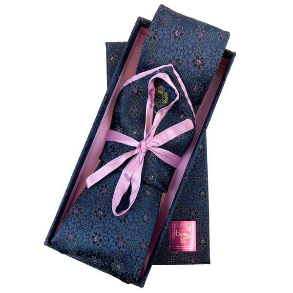 Bijan Pure Silk Tie Set