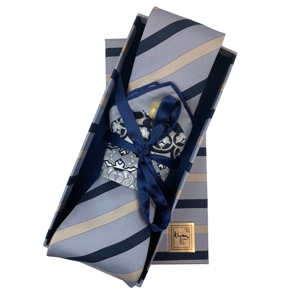 Bijan Pure Silk Tie Set