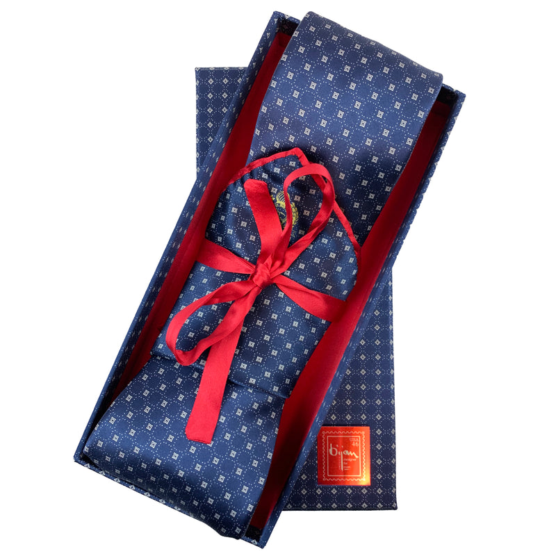 Bijan Pure Silk Tie Set