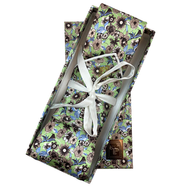 Bijan Pure Silk Tie Set