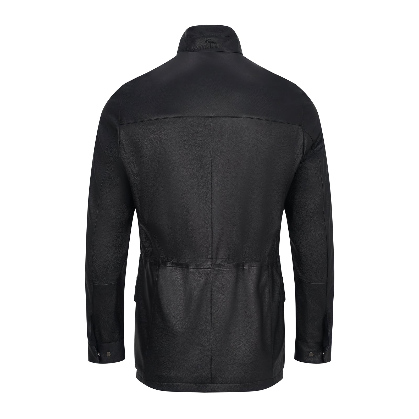 BijanBlackSafariLeatherJacket_
