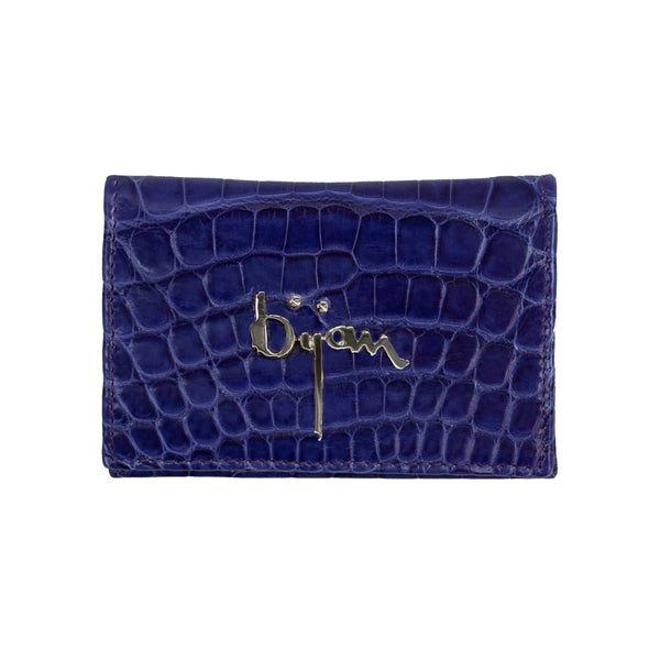 Purple Alligator Card Holder