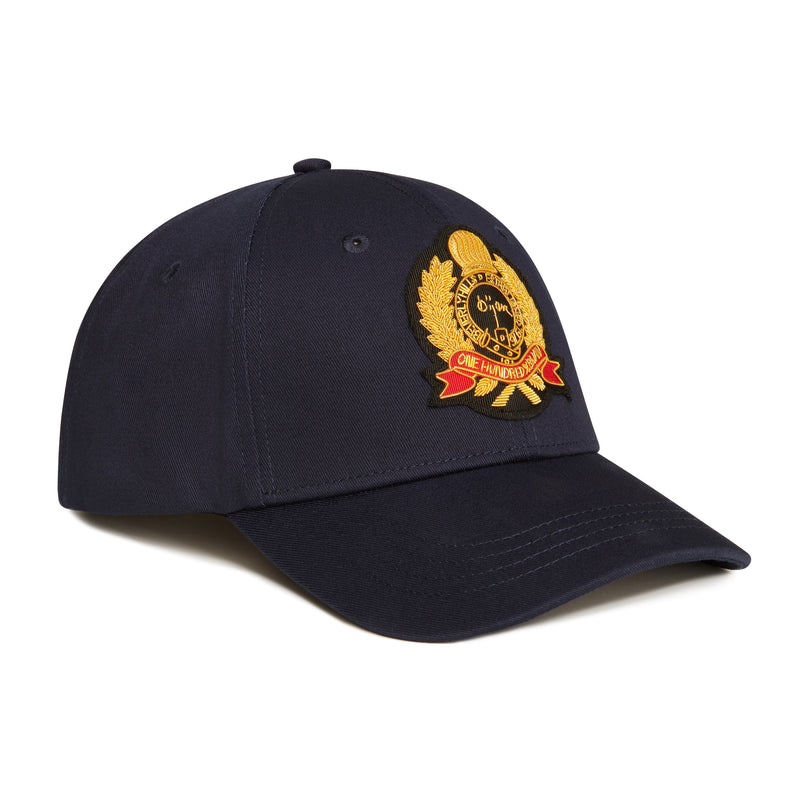 Navy with Gold Crest Cap