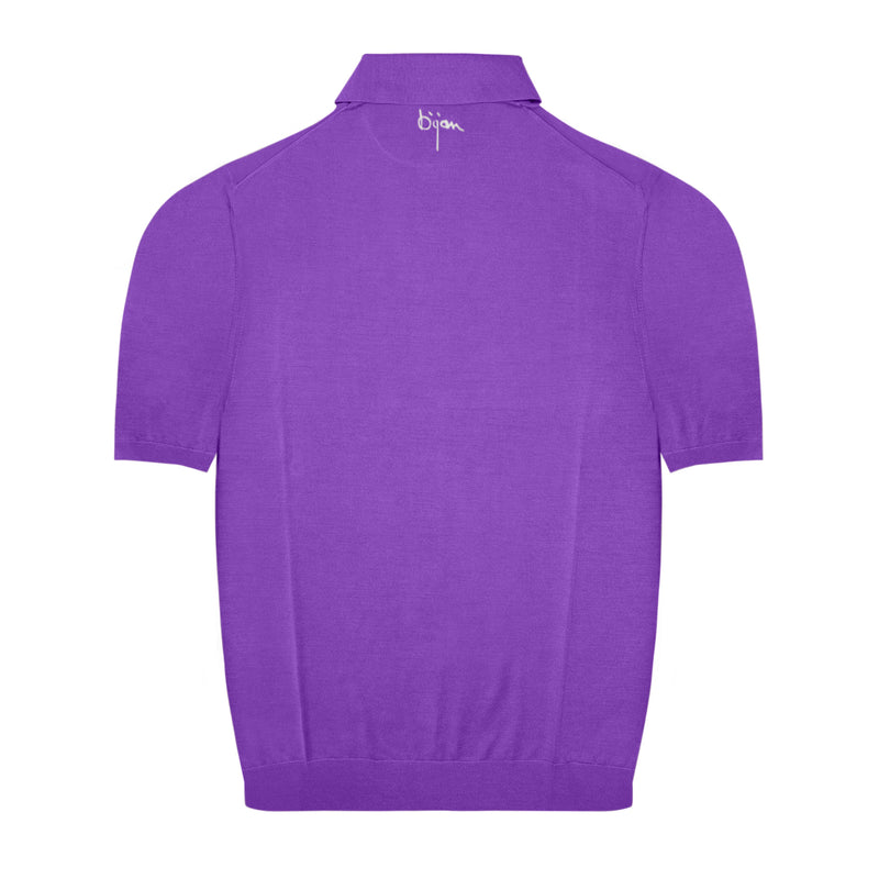Yellow and purple polo hot sale shirt