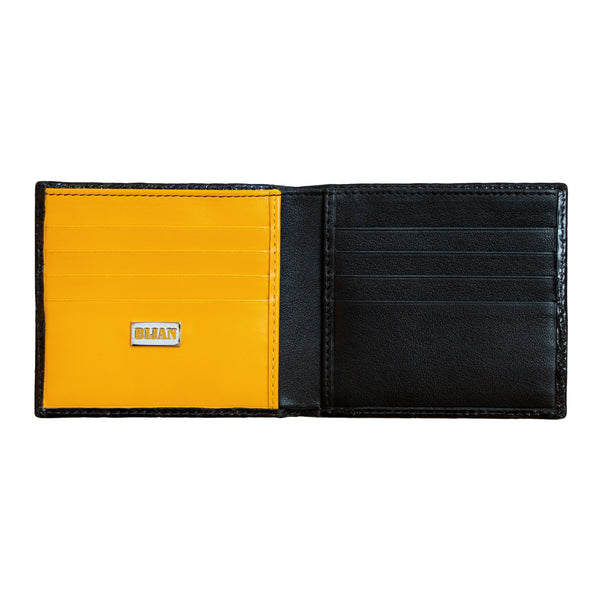 Black Alligator Bi-Fold Wallet