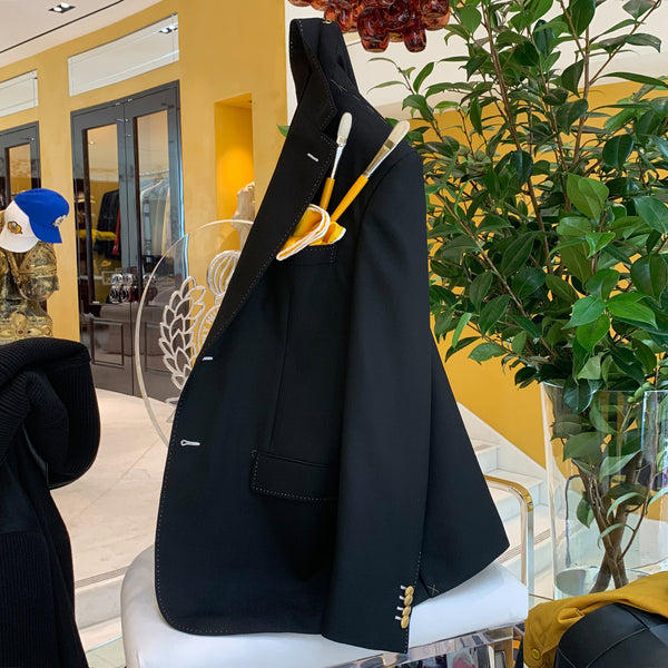 Special Order Black Wool Sport Jacket