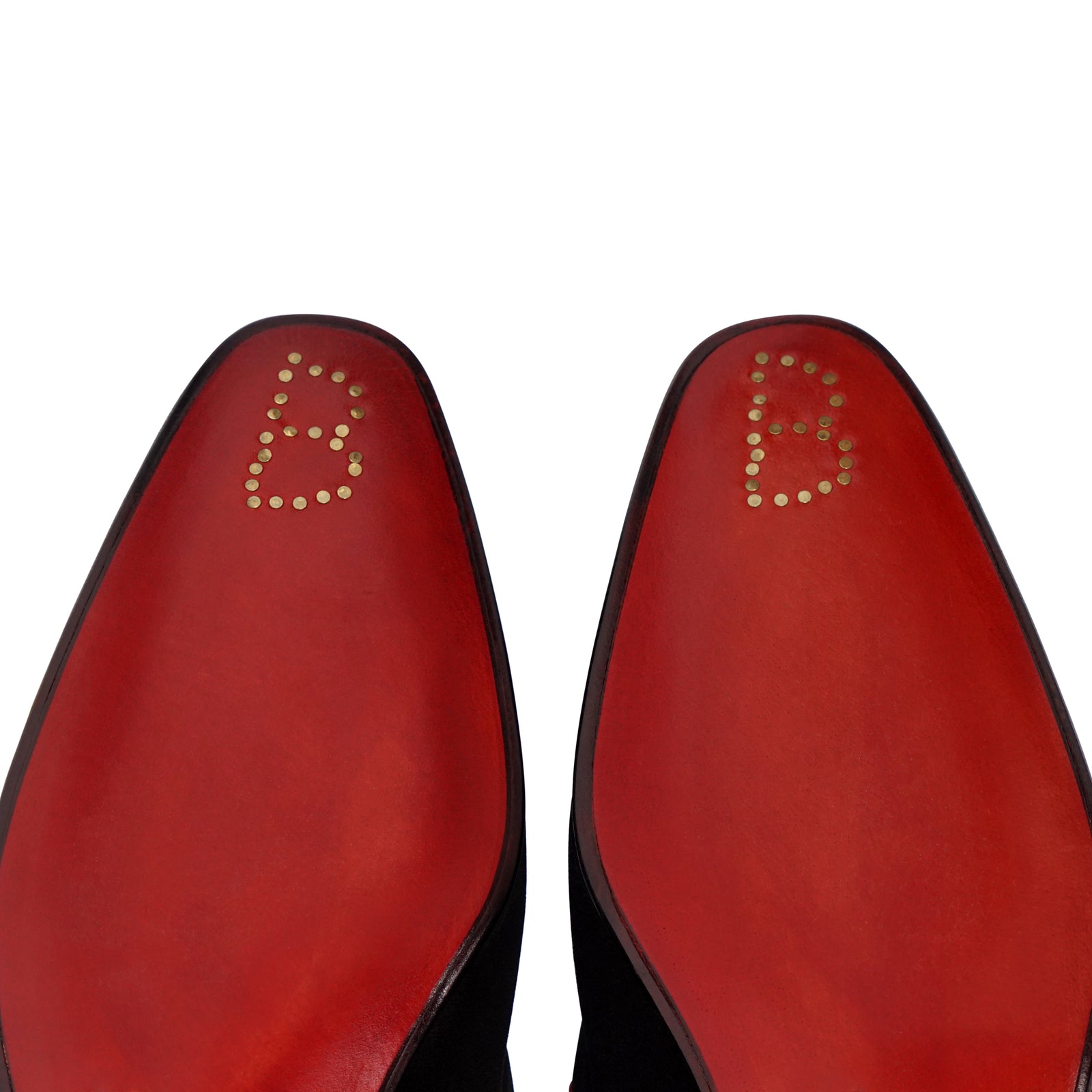 Black and Red Suede Loafer – House of Bijan