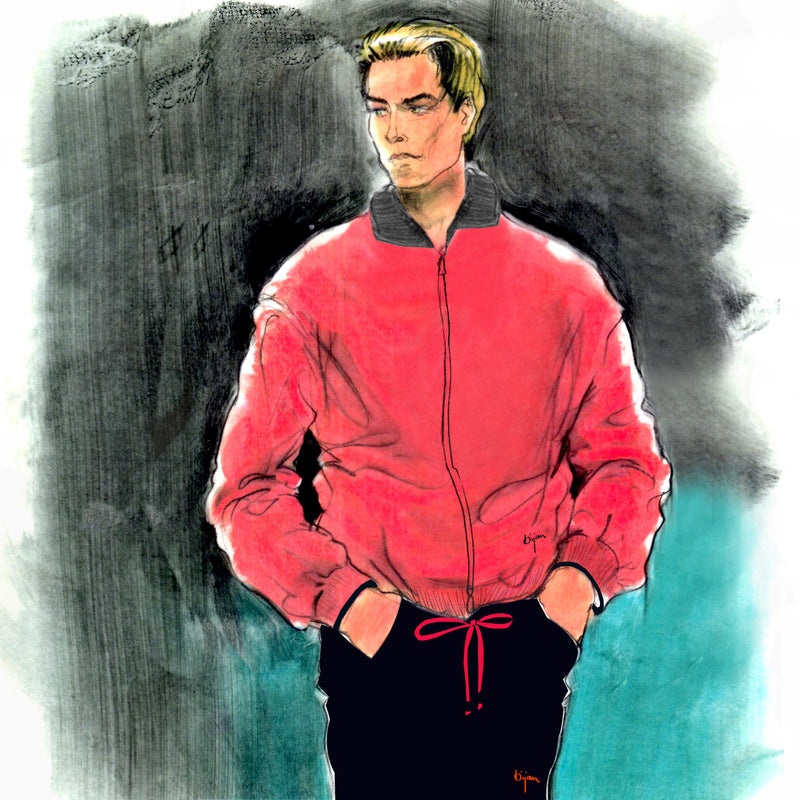 Silk and Cashmere Red Cardigan