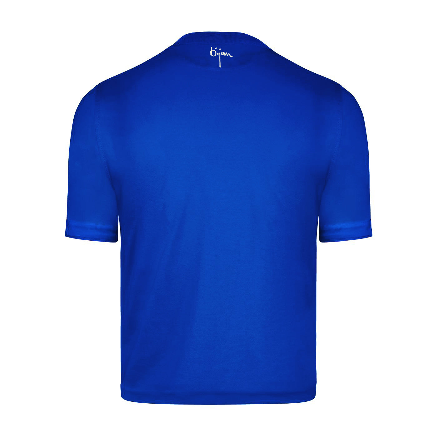 French Blue with White Crest Short Sleeve T-Shirt – House of Bijan