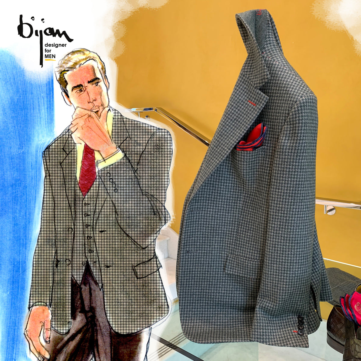 Special Order Two Sided Cashmere Jersey Jacket House of Bijan