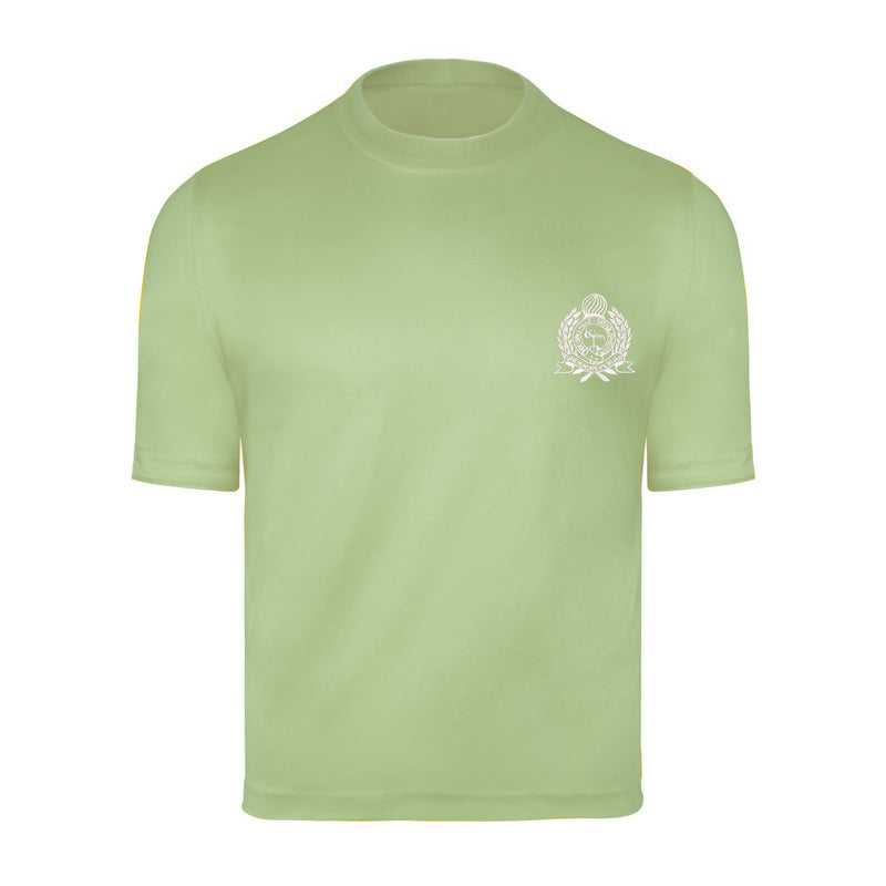 Green with White Crest Short Sleeve T-Shirt