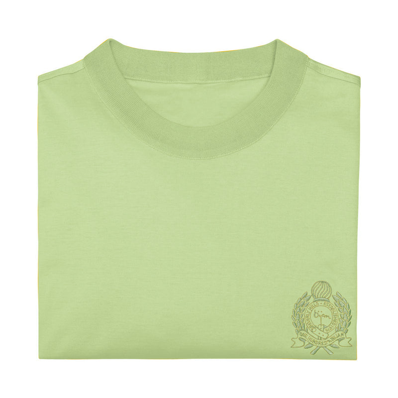 Green with Green Crest Short Sleeve T-Shirt