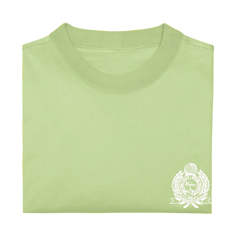 Green with White Crest Short Sleeve T-Shirt