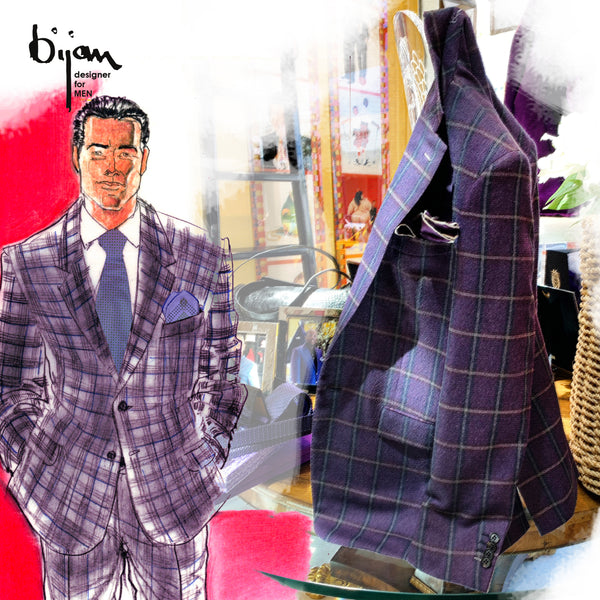 Special Order Purple Wool Jacket