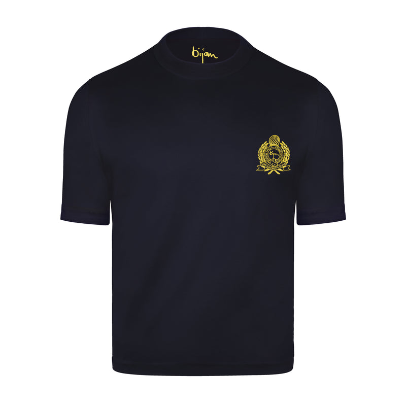 Navy with Yellow Crest