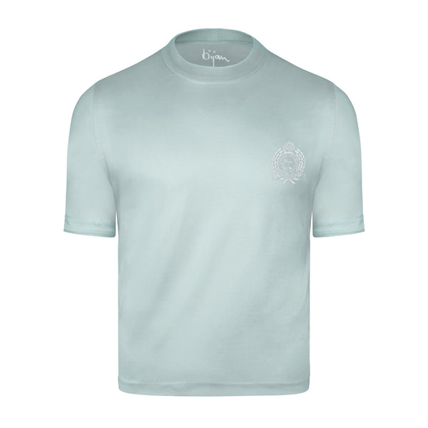 Seafoam with Seafoam Crest Short Sleeve T-Shirt