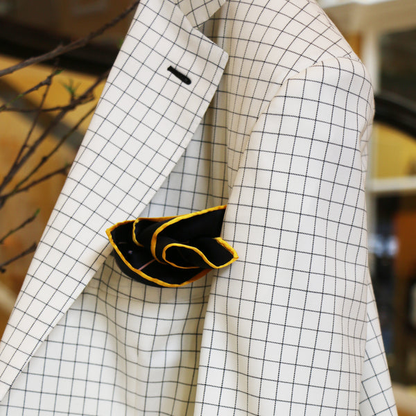Special Order White Wool Checkered Jacket
