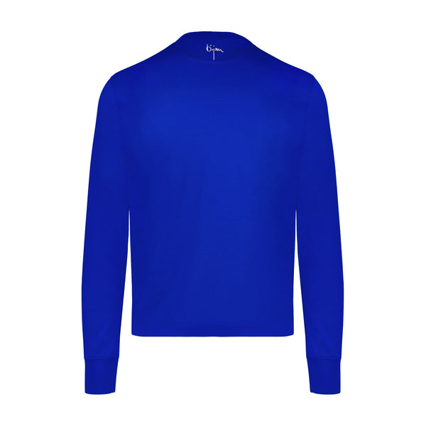 French Blue Long Sleeve Crest T-Shirt